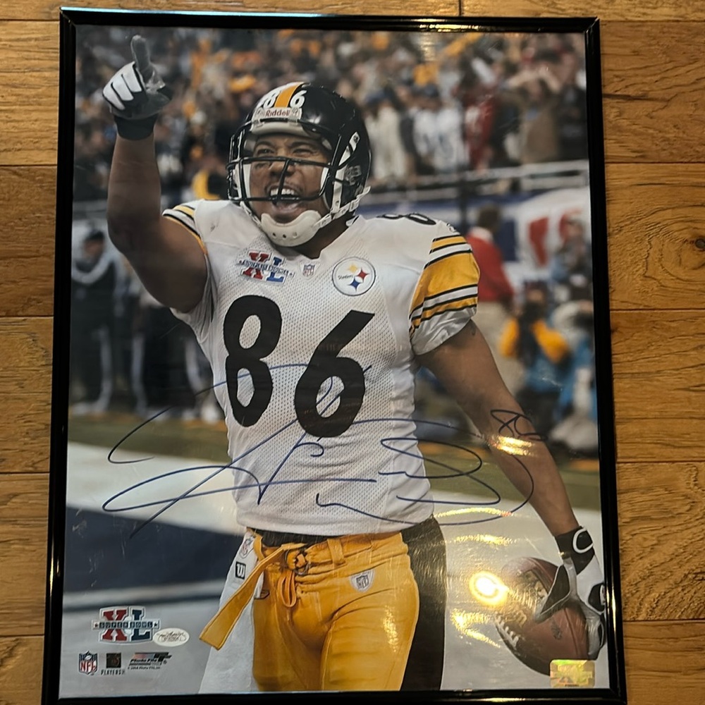 Signed Heinz Ward Picture